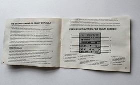 Castlevania II 2 Simon's Quest Manuale Istruzioni SOLO Nintendo NES 