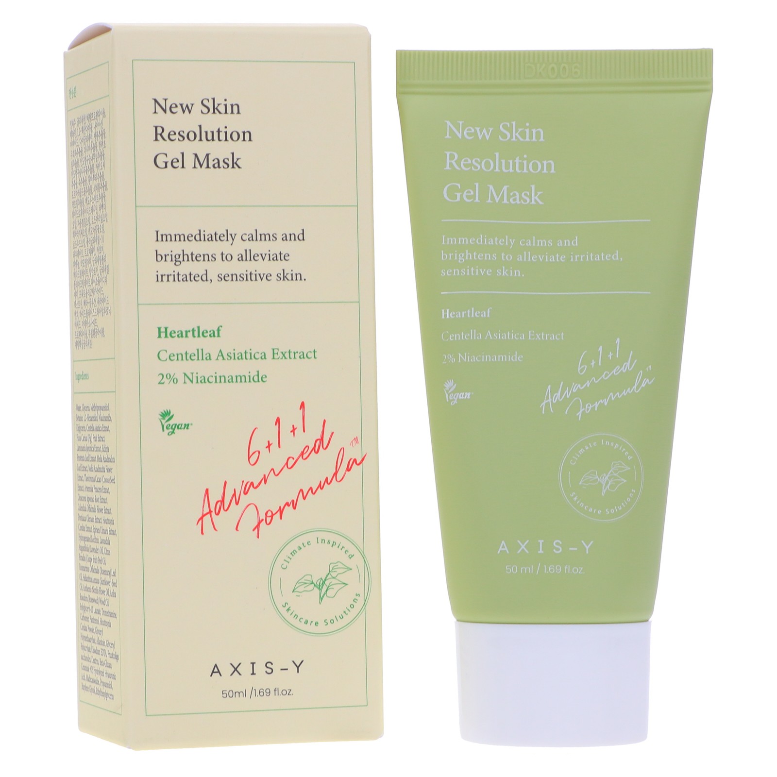 ГЕЛЕВАЯ МАСКА AXIS-Y NEW SKIN RESOLUTION, 1,69 УНЦИИ ~ ОТКРЫТАЯ КОРОБКА