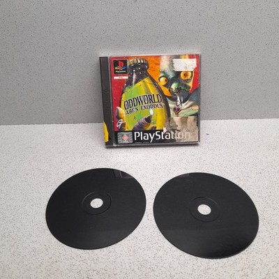 Oddworld: Abe's Exoddus (Sony PlayStation 1, 1998) ohne Anleitung.