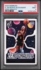 2024 PANINI DONRUSS ZERO GRAVITY #2 SHAI GILGEOUS-ALEXANDER PSA 9