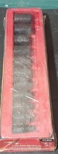 Snap On 311imya 11 Pc sae shallow impact socket set 3/8-1” 1/2” drive sealed Snap On 311imya 11 Pc sae shallow impact socket set 3/8-1” 1/2” drive sealed