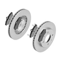 F.Becker Bremsscheiben Ø256MM + BremsbelÄGe Vorne FÜR Mitsubishi Carisma Volvo