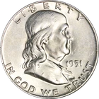 1951-D Franklin Half Dollar
