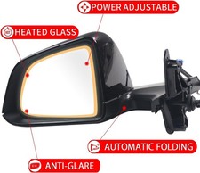 Power Heated Memory Side Mirror For Tesla Model Y 2020-2024 Left Driver Side