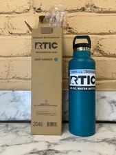 RTIC 20 oz Water Bottle, | DEEP HARBOR BLUE | BRAND NEW