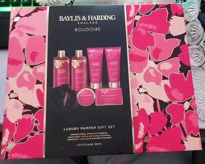 Baylis & Harding Boudoire Luxury Keepsake Bathing Treat Box Gift Set Np 45 