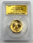 2009 Ultra High Relief Saint-Gaudens Double Eagle $20 PCGS MS70 1 oz 24K Gold