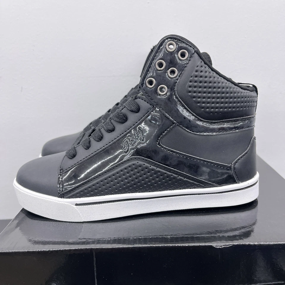 Zapatos de pastelería para mujer talla 7,5 negros blancos cómodos de caña alta de moda zapatillas de baile Foto 4 de 4