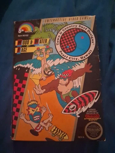 Nintendo: T & C Surf Designs  1987 Vintage Game (CASE ONLY)