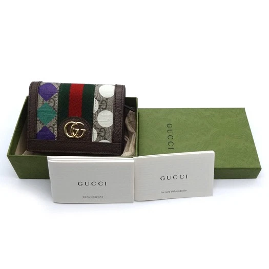 Gucci Ophidia Portefeuille GG étui à cartes Supreme 523155 620505