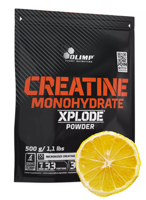 Olimp Creatine Monohydrate Xplode Powder 500g Lemon Torba