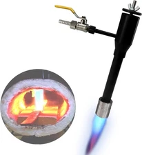 Propane Forge Single Burner For Blacksmithing- Knife Making Furnace with Valve