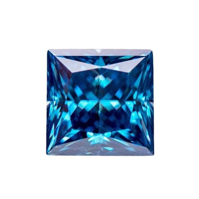 #ad 1.50 CT Natural Royal Blue Diamond square Cut VVS1 D Grade IDGL Certified T2 $34.30