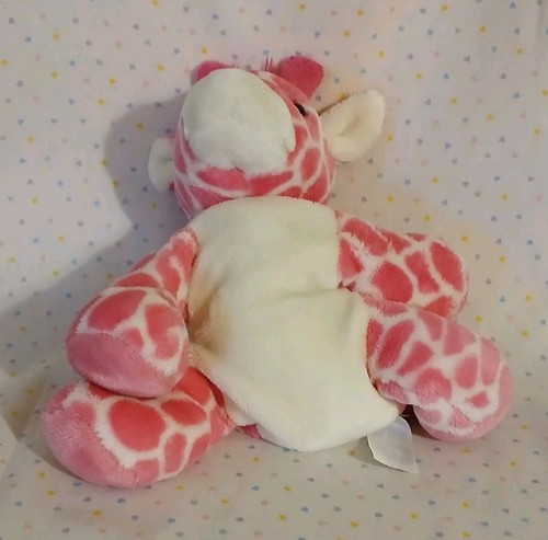 Fiesta Comfies Rosa Jirafa Suave Flojo Animal de Peluche Bolsa de Frijoles Juguete de Peluche 8” - Imagen 6 de 8