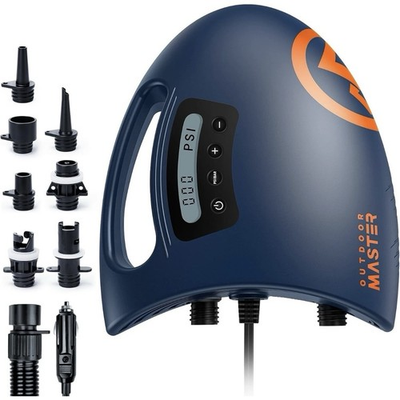 #ad #ad OutdoorMaster 20PSI High Pressure SUP Air Pump Shark New Open Box $44.99