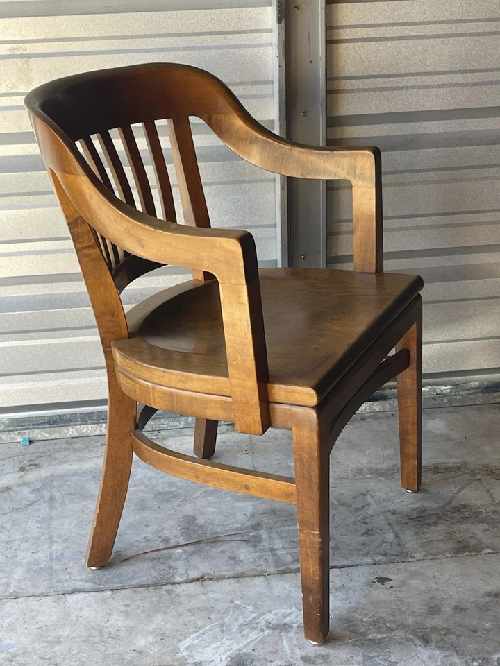 Silla Gunlocke 1959 banqueros silla de escritorio de oficina con M Gunlocke Chair Co. Foto 3 de 4