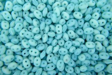 Cuentas de semillas checas Matubo SuperDuo 10 g-50 g 2,5 x 5 mm ópalo espuma de mar cuentas mate