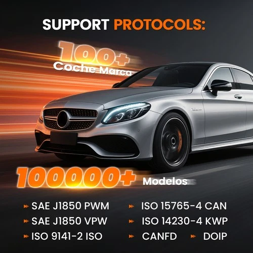 Herramienta de diagnóstico escáner OBD2 bidireccional automotriz ANCEL DS600 BT - Imagen 9 de 13