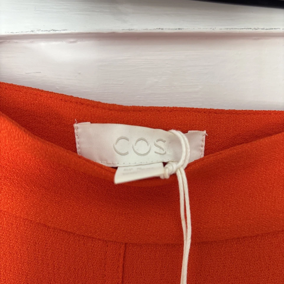 COS 40 (uk 14) Orange Skirt ..new With Tags …fabulous - Image 2 of 3