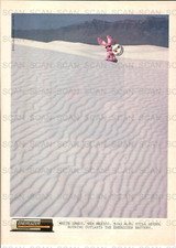 1992 Energizer Bunny Vintage Magazine Ad White Sands New Mexico Batteries