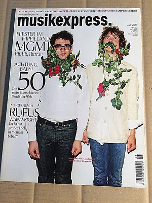 MUSIK EXPRESS - 05 / 2010 - MGMT / RUFUS WAINWRIGHT / KATE NASH          (DZ250)