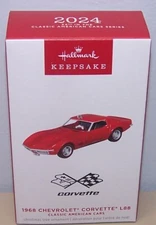 2024 Hallmark Keepsake Ornament 1968 Chevrolet Corvette L88