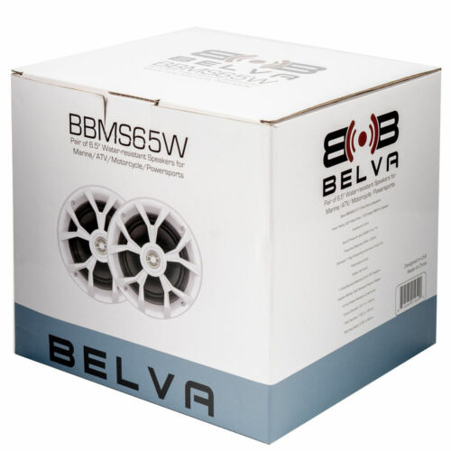 Belva BBMS65W 6,5"" 2-Wege 400 W weiß Marine Koaxial Lautsprecher UTV/ATV/Motorräder - Bild 11 von 11
