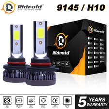 9145 9140 H10 Mini Ultra-light 9005 LED Headlight Fog Bulbs 1600W 260000LM