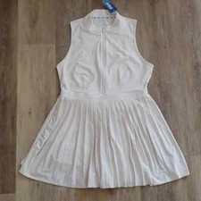 NWT Prince Pickleball Women's Open Back Dress w/Shorts Ivory Size XL