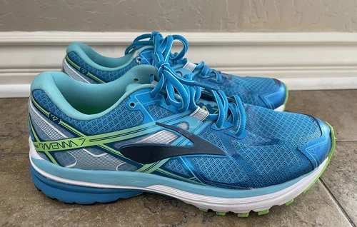 Brooks Ravenna 7 Womens Sz 10 Blue Green Sneakers, There is Some Blemish On Shoe