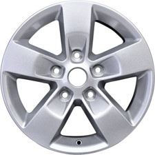 New 17 X 7 5x139.7 Silver Alloy Wheel Rim 2009-2024 For Dodge Ram 1500 Classic
