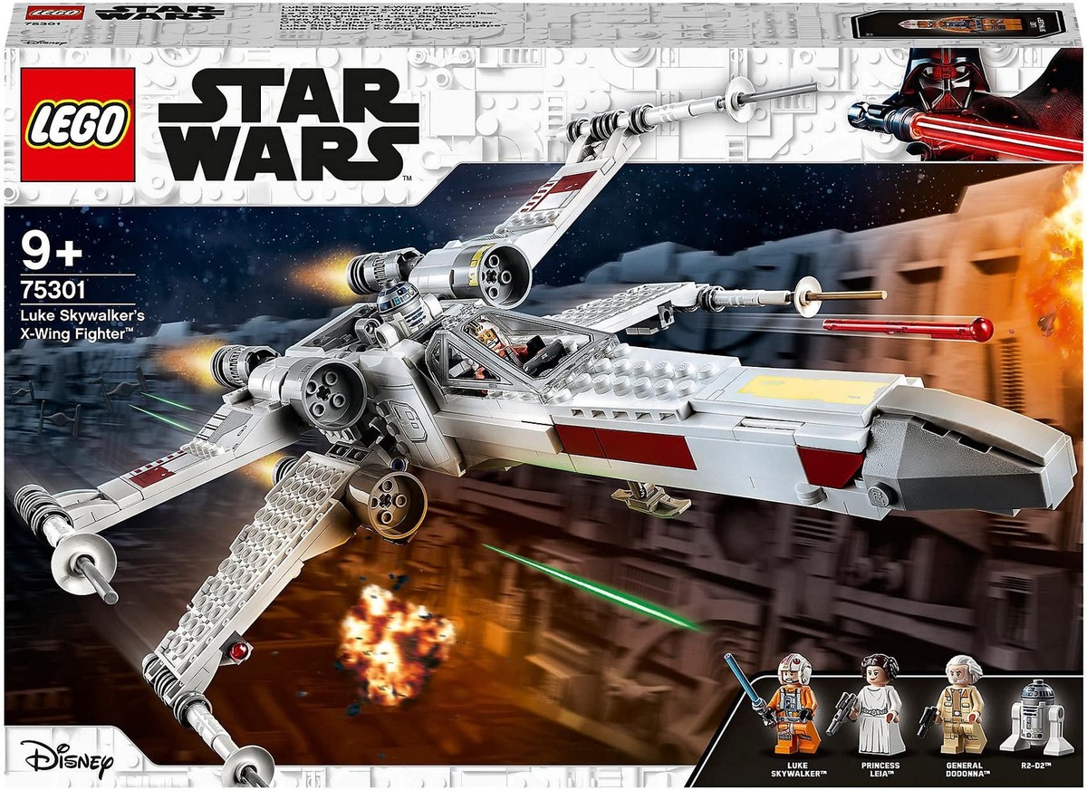 Lego Star Wars Luke Sky Walker X Wing Fighter (TM) 75301 Plastic