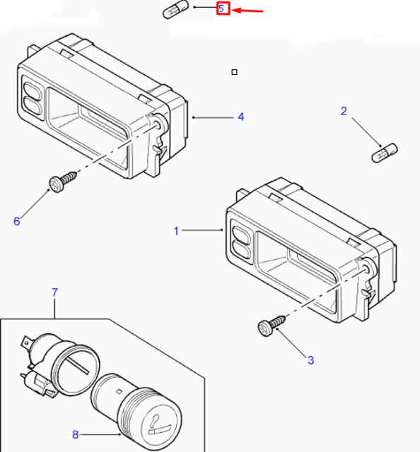 OEM Land Rover FREELANDER Bulb Holder XDG100040 for sale online eBay