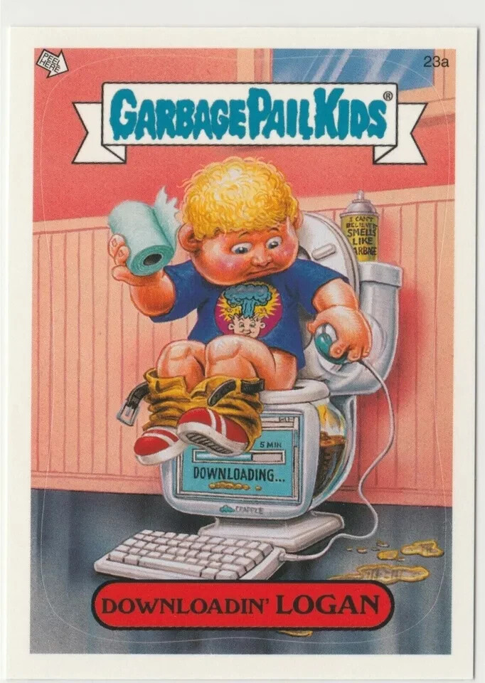 Downloading Logan #23a Garbage Pail Kids GPK 2004 ANS2 Series 2