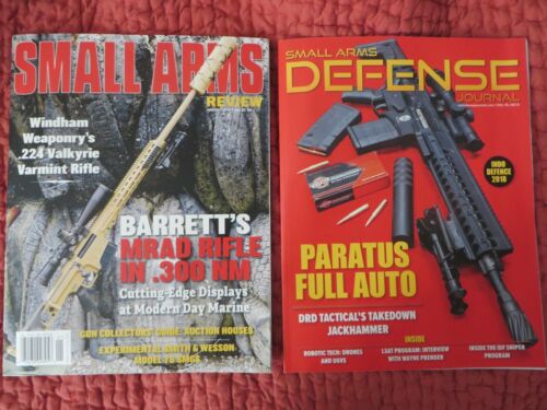Small Arms Review Vol 23 #1 and Small Arms Defense Vol10 #6 Barrett Sniper SMGS - Picture 1 of 12
