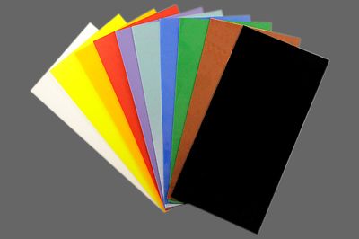 Wachsplatten Sets 200x100x0,5mm zum Kerzenverzieren 10 Stk. versch. Farben