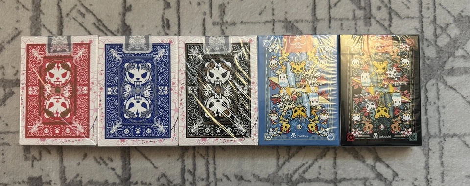 全新 * 稀有 & 密封 * 自行车 日本进口 Tokidoki 甲板套装 — 第 2/2 张图片