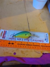 NEW IN PACKAGE NORMAN LURES CHARTREUSE DEEP DIVER CRANKBAITS VINTAGE USA MADE