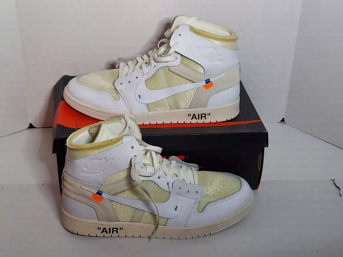 har en finger i kagen mængde af salg travl Size 14 - Jordan 1 Retro High OG x OFF-WHITE White 2018 Damage to box.  887232654108 | eBay