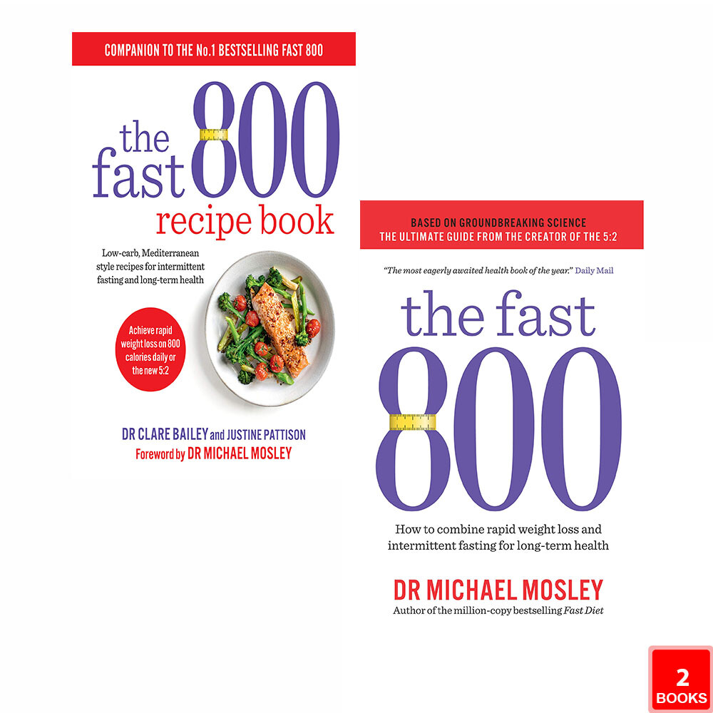 Michael Mosley 2 Book Collection Set Fast 800 Recipe Book Paperback NEW - Image 7