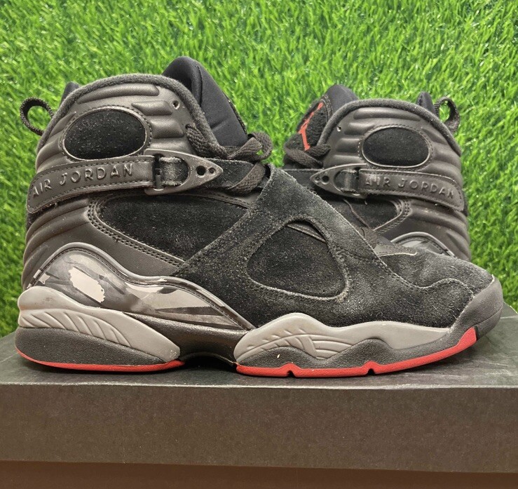 Nike Air Jordan 8 VIII Retro Bred 2017 Black Size 8 Sneakers w