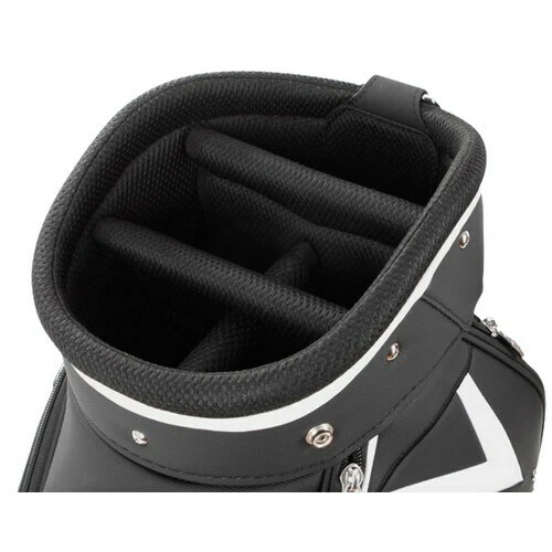 Carro de golf Ping Sporty G3 para hombre bolsa de caddie-8" 5 vías PU - blanco y negro ⭐seguimiento⭐ Foto 2 de 2