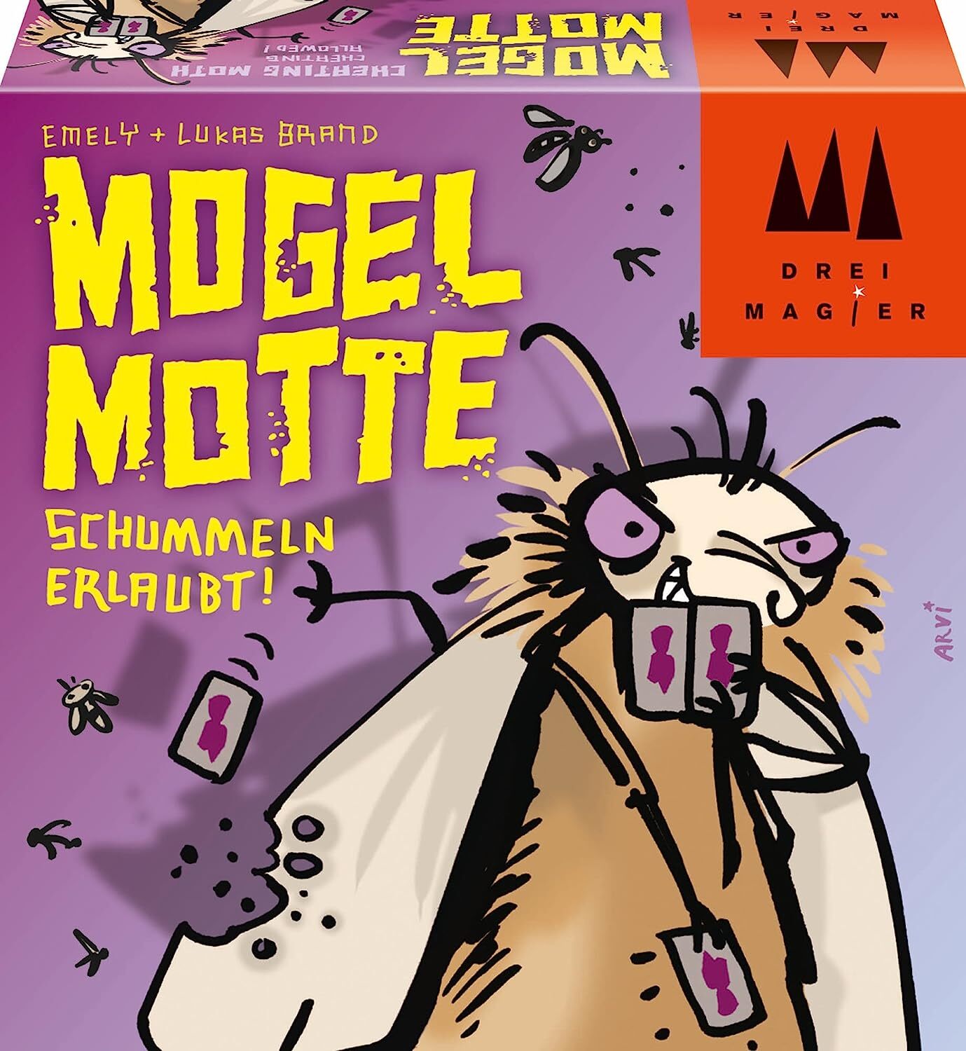 Thumbnail - Schmidt Spiele 40862 Mogel Motte Drei Magier Kartenspiel Familienspiel