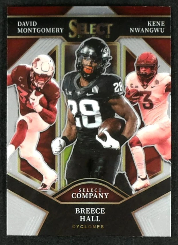 Breece Hall Panini Select Draft Picks Select Certified Rookies #SC Tie-Dye Prizm