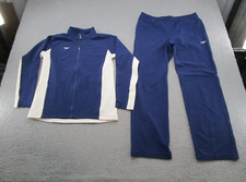 Speedo Womens Stretch Full Zip Blue Jacket an...