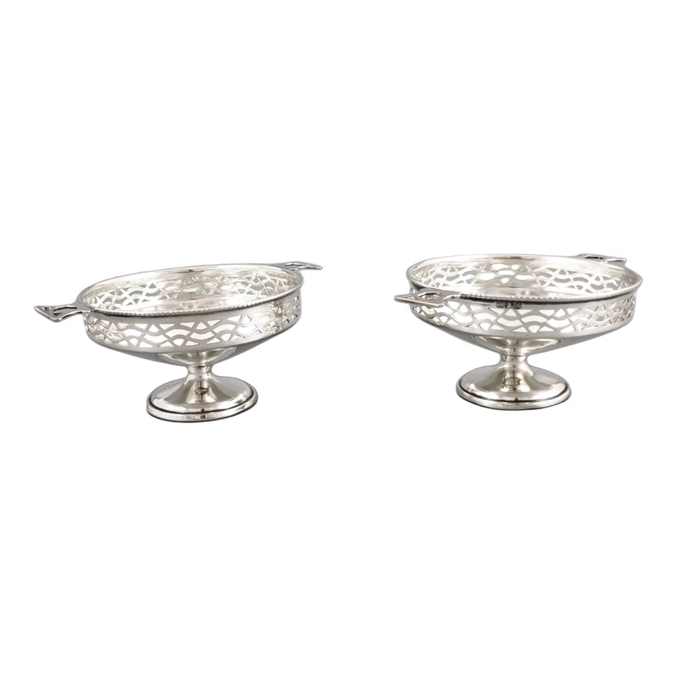 Par de compotas Art Deco Colonial plata Warner Brothers Delhi bon bon bon bon bon bon bon bon bon bon Foto 3 de 4