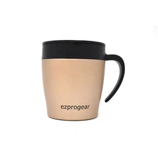 Ezprogear 11 oz Double Wall Stainless Steel Insulated Coffee Mug w/Slider Lid