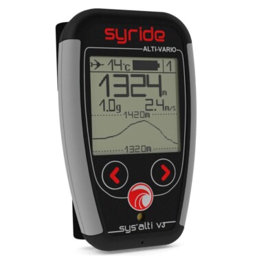 Syride SYS Alti V3 Variometer for Paragliding Hang gliding  & PPG Pilots Best
