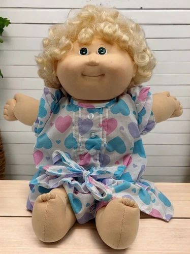 Vintage 1987 Growing Hair Cabbage Patch Kids Doll Mold 15 Blonde Curly Hair