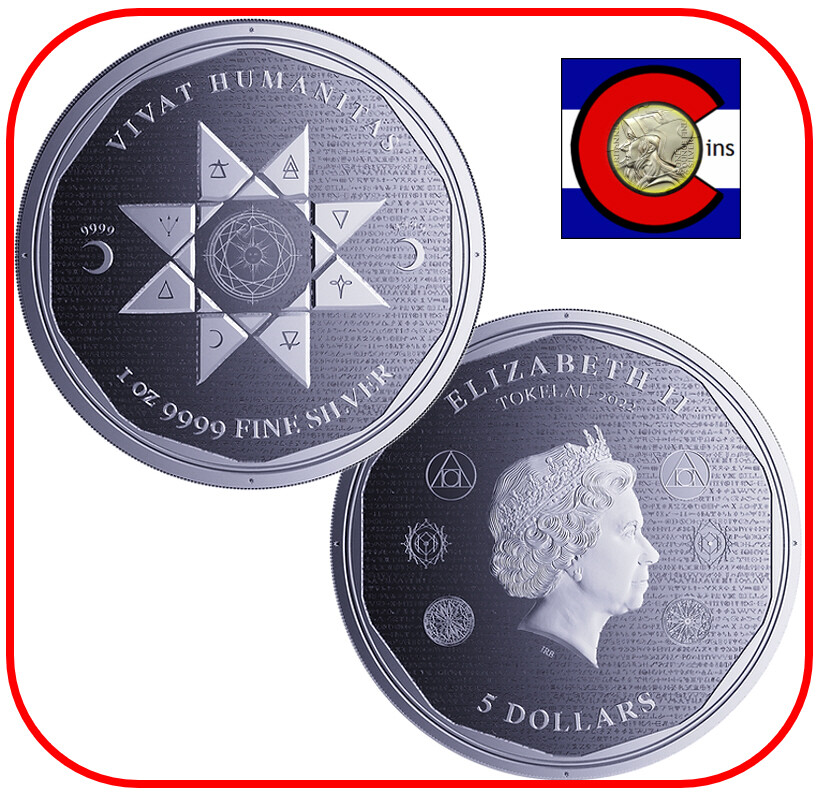 専用　トケラウVivat Humanitas １オンス銀貨　未流通品　２０２０年 2020 1 oz Tokelau Vivat Humanitas Silver Coin l JM Bullion™